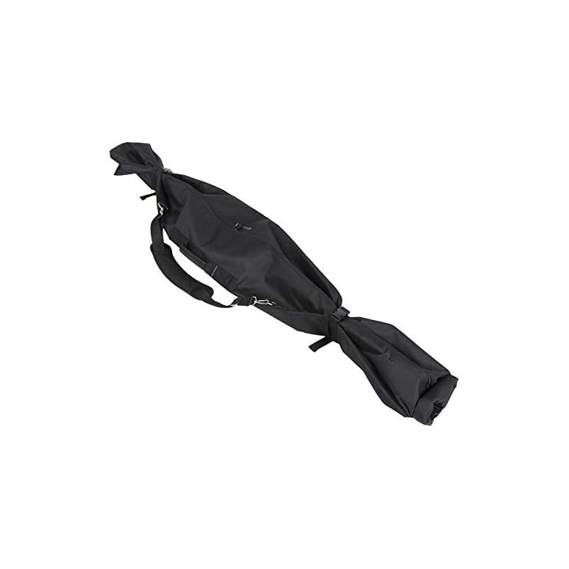 VAXPOT Ski Case, Fits Skis 145-180cm [Adjustable Length, Padded] VA-3290 BLK, One Size Fits All