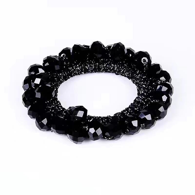 1pc Rhinestone Beaded Hair Tie Women's Hair Accessories