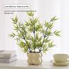 Nordic Bionic Green Faux Bonsai Plants - Indoor Tabletop Decor for Office & Living Room