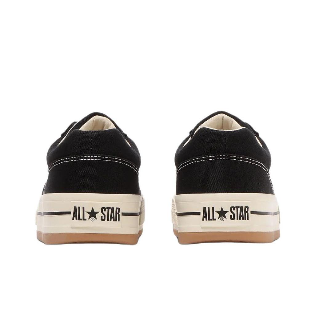 Converse All Star Border Star OX Comfortable Soft Canvas Shoes Unisex Sneakers Black 31316411