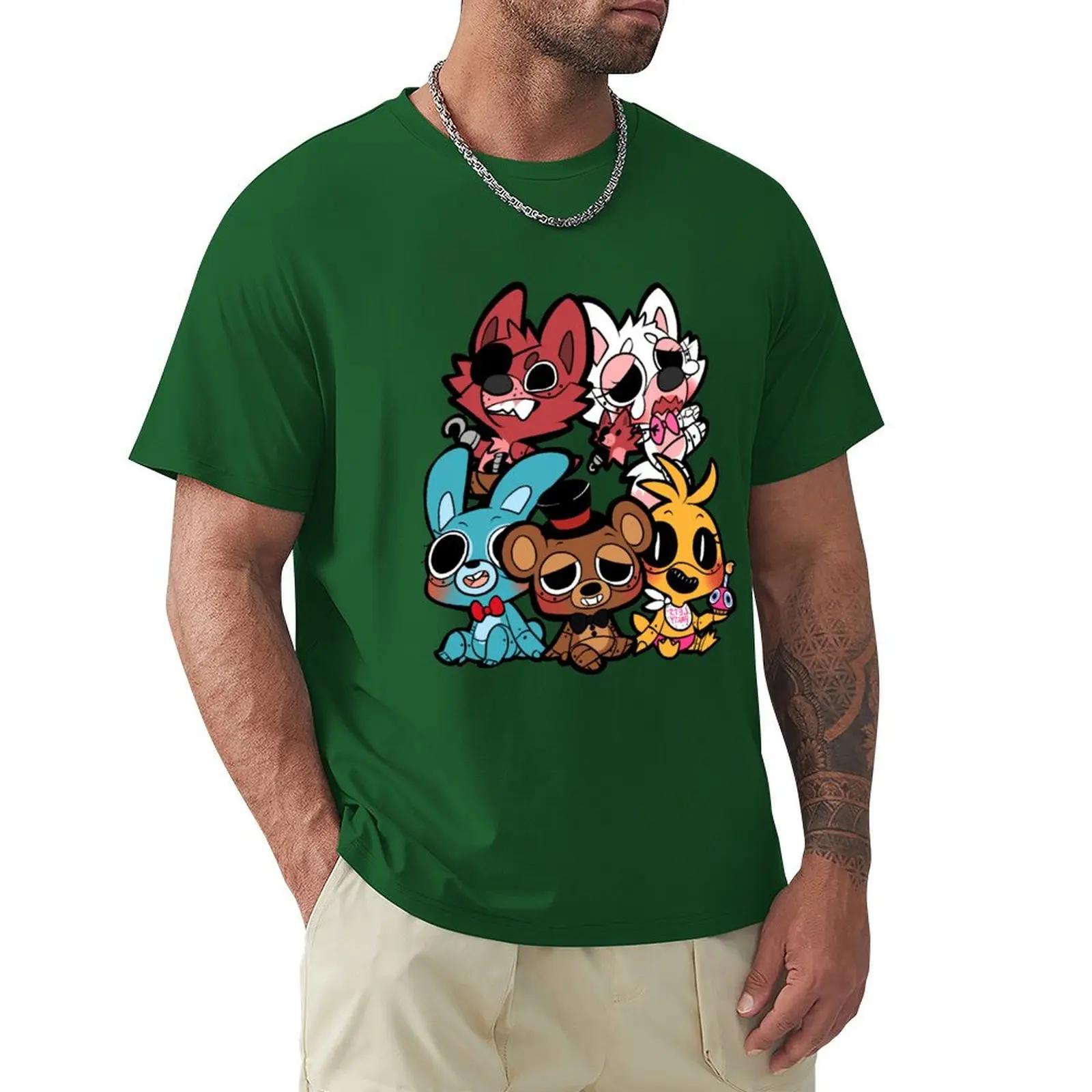 Five nights at cutie s 2 T-shirt blanks blacks mens big and tall t shirts 4XL