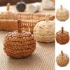Handmade Christmas Tree Pendant Artificial Halloween Decoration Creative Straw Pumpkin Balls  DIY