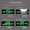 LED Fire Emergency Exit Sign with Plug-In for Evacuation Routes