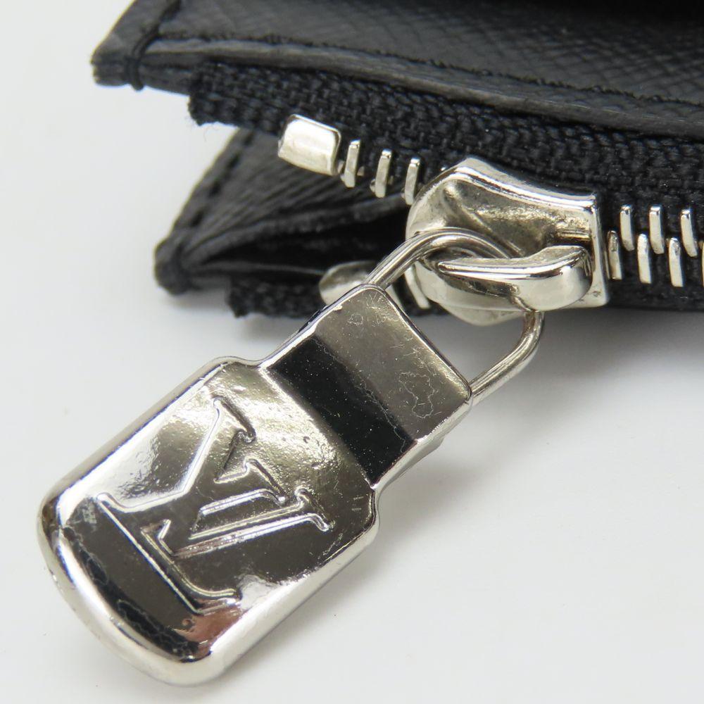 Used LOUIS VUITTON Card Case Coin / Card Holder N64038 Damier Grafitte Black Gray Compact