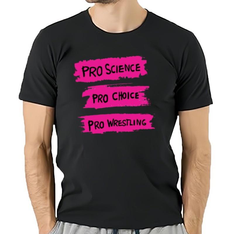 Camiseta de lucha libre Pro Science Pro Choice para hombre  ropa vintage  ropa de sudor  cosas