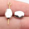 Twisted-Pattern Small-Hole Spacer Beads Mini Antique Bronze Silver Jewelry Making String Beads Separator