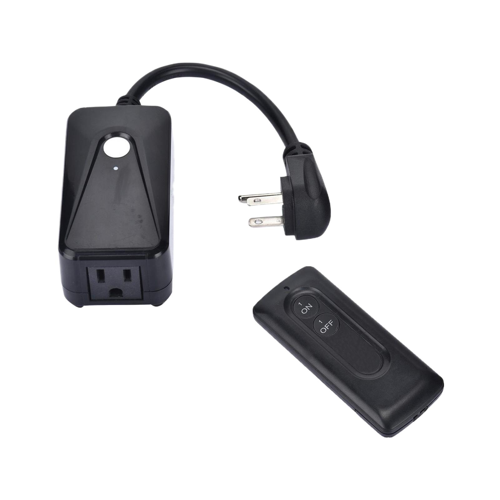 

Outside Light Dimmer Socket Energy-saving Easy Installation Remote Access Patio String Lights Dimmer us plug 110-240V