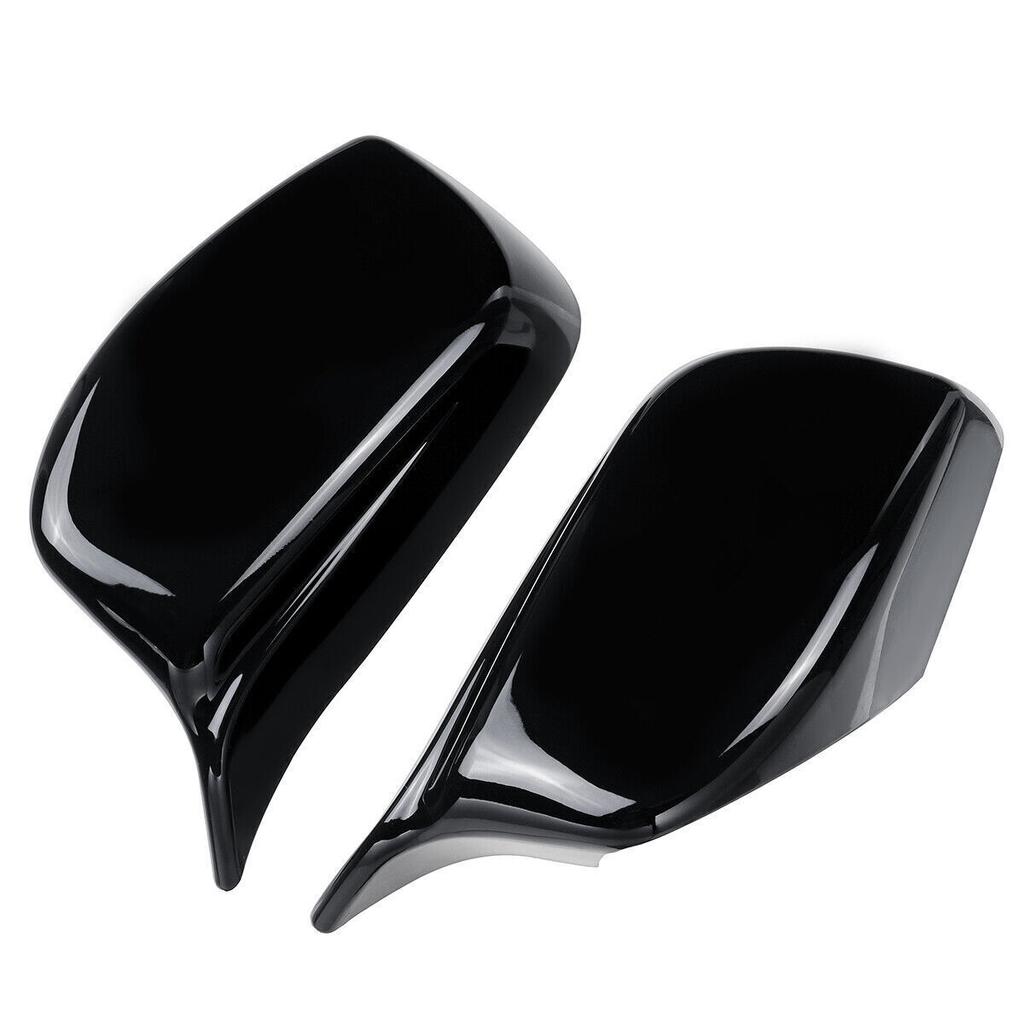 Suitable for BMW 5 Series E60 04-07 Rearview Mirror Shell Modification Bull Horn Bright Black Pair 51167078359
