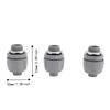 10pcs Nylon Electrical Conduit Fitting Non‑Metallic Conduit Connector  Home Electrical Project
