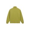 Li Ning Sports Lifestyle Series Solid Color Stand Collar Long Sleeve Pullover Sweatshirt Men Sweatshirt Long-Green-Branch AWDSA05-3
