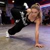 Pantalones Deportivos de Cintura Alta con Cordón para Danza Jazz Hip Hop para Mujer