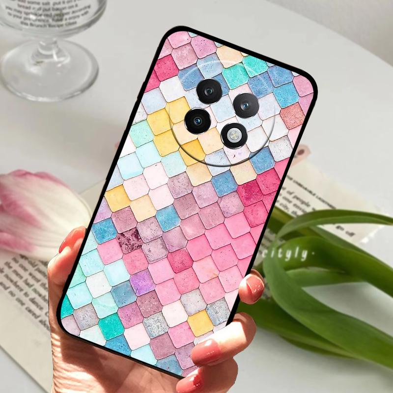 Protective Case For Realme 13+ 5G Silicone TPU Phone Cover For Realme 13 4G 5G Slim Bumper For Realme 13 Pro Plus Fundas Cartoon