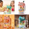 Colorful Mini Coin Operated Claw Machine Toy For Kids With Adorable Plush Toys And Capsules