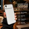 Funda para iPhone X/XS Transformada a Diseño Serie 17 Funda de Cuero de Lujo con Cubierta Grande para Ventana de Cámara