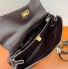 2025 New Genuine Leather Women's Bag Two-layer Cowhide Frosted Leather R-o-d-eo Casual Large Capacity Bag