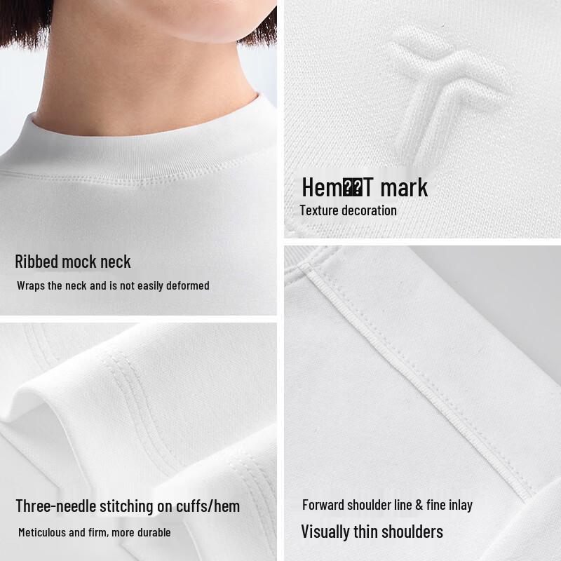 Thermal Mock Neck Long Sleeve Base Layer T-Shirt
