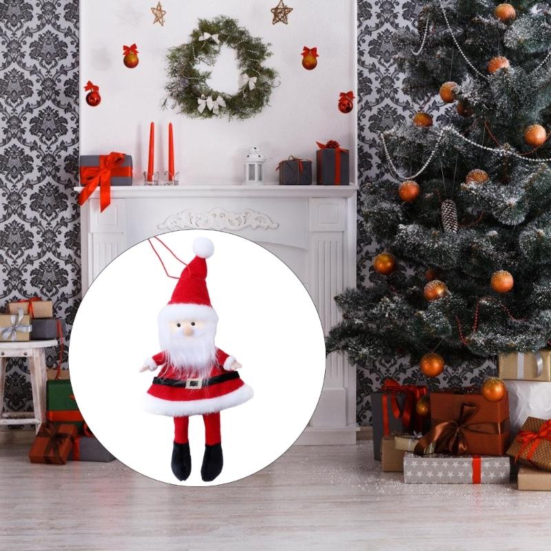 Christmas Decorations Santa Clauses/Grandma Pendant Charm Decorative Hanging Ornament for Christmas Tree Party Decorations