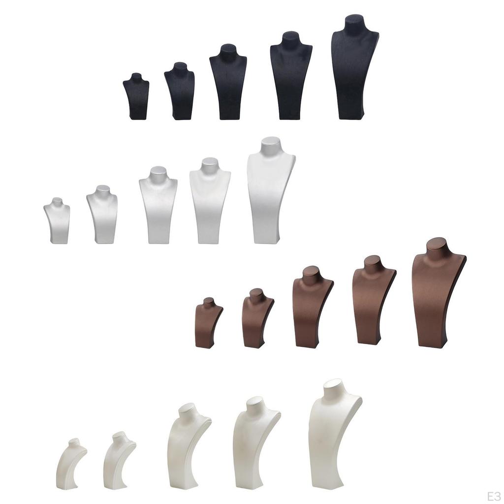 Necklace Bust Display Stand Jewelry Holder Selling Shop Use Photo Prop Decorative