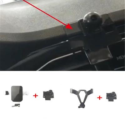 1Lot Plastic Material For 2018-2021 Volkswagen VW T-ROC Gravity Linkage Special Car Phone Holder Fixed Bracket Stand Mobile