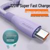 120W Fast Charging Type-C Cable for Huawei Honor - 6A Car Charger Compatible