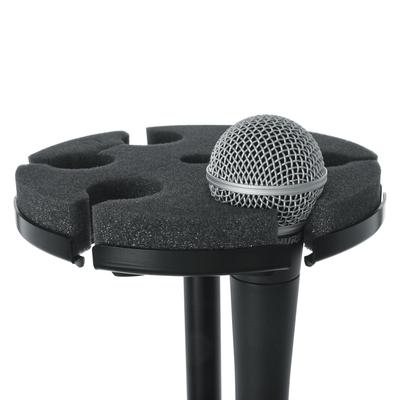 GATOR Frameworks Microphone Holder Tray Up To 6 Multi-Mic GFW-MIC-6TRAY (for Microphones) [ ]