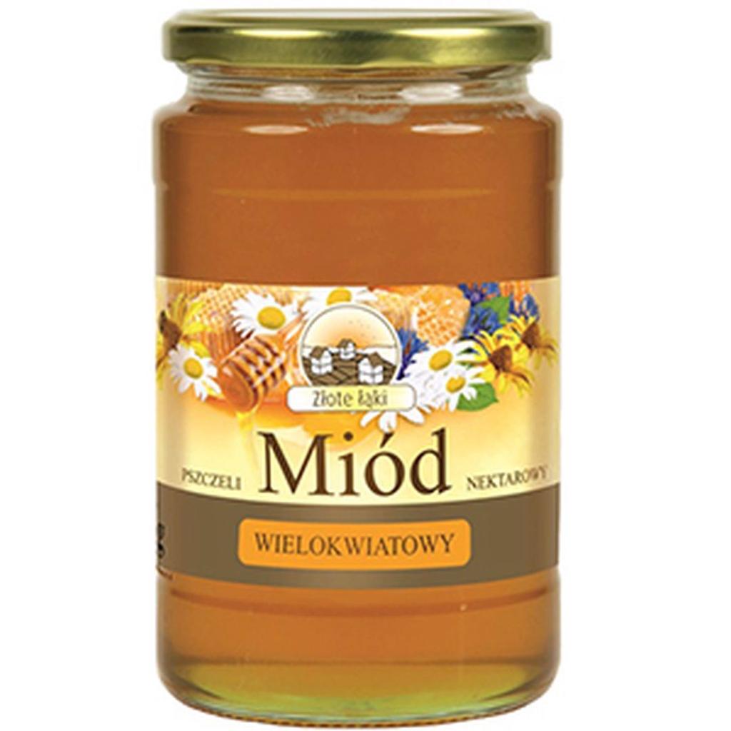 Złote Łąki Bienen-Nektar-Mehrblütenhonig 1 kg