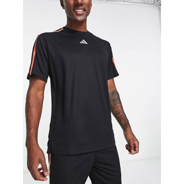 

Черная футболка со вставками adidas Training HIIT