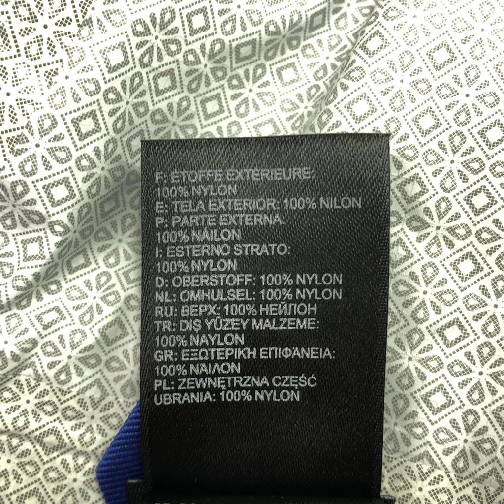 The North Face Logo Embroidery Hooded Nylon Jacket M Blue Outdoor A57Y Women Used