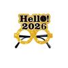 Letters and Numbers 2026 New Year Glasses New Year Decorative Glasses  Xmas Party Decoration