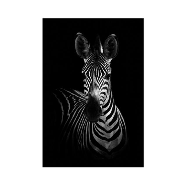 Modern Canvas Painting Black White Animal Posters and Prints Lion Elephant Deer Zebra Wall Pictures for Living Room Home Decor No Frame
