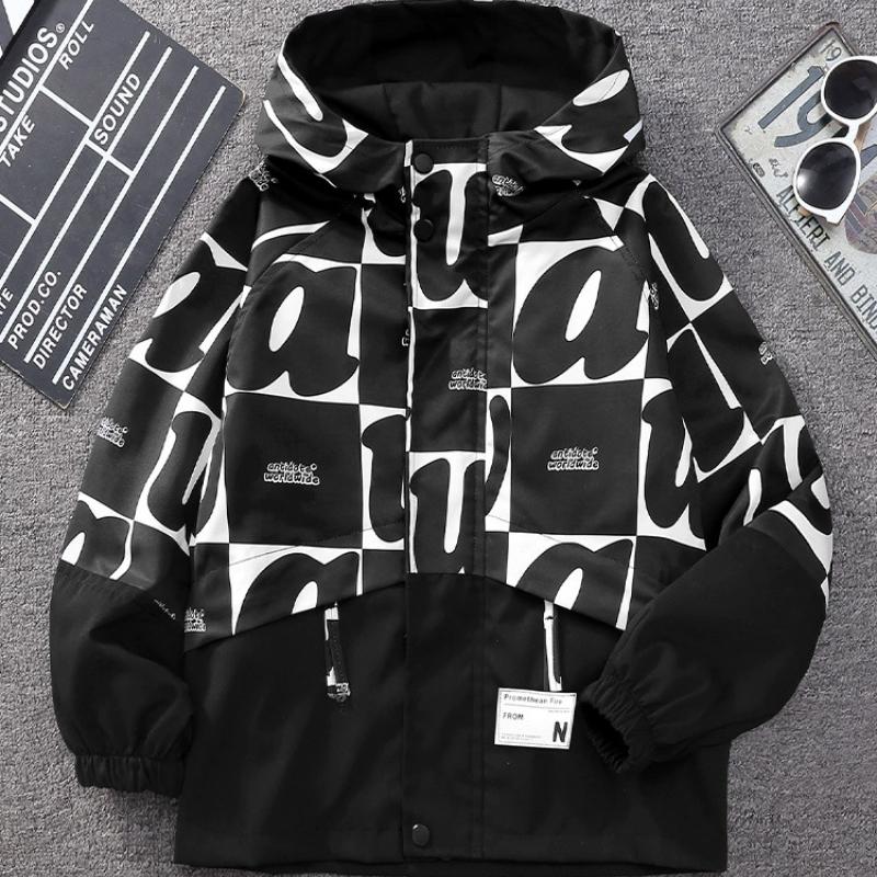 Boys' Outerwear,Spring and Autumn Styles, Children's Assault Suit, Medium Size, Thin Style, Boys' Explosive Street Hooligan Handsome Style