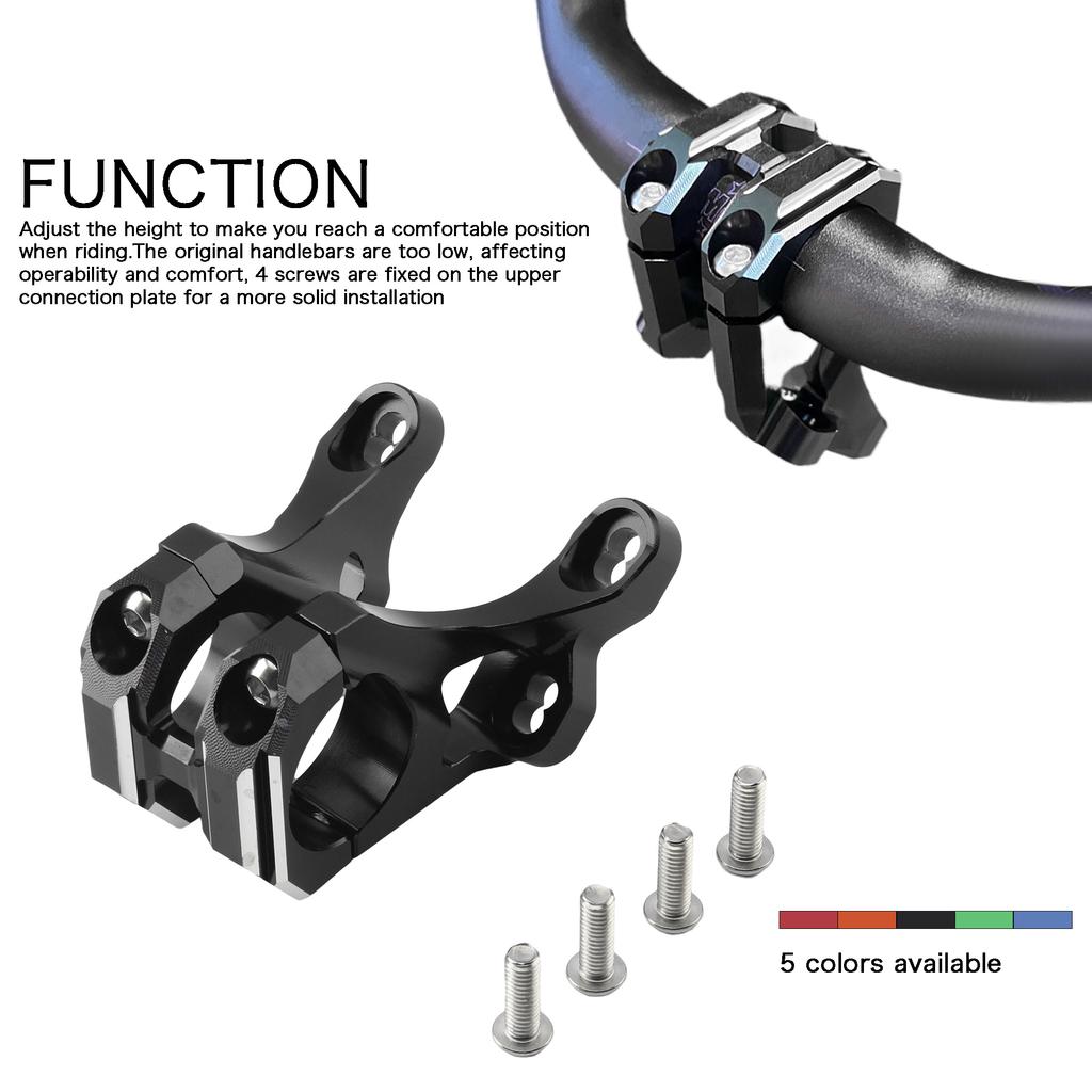 Motorrad Riser Frontlenkerhalterung CNC Aluminium für Surron Light Bee X Modifizierte Teile Pit Dirt Bike Motocross Zubehör