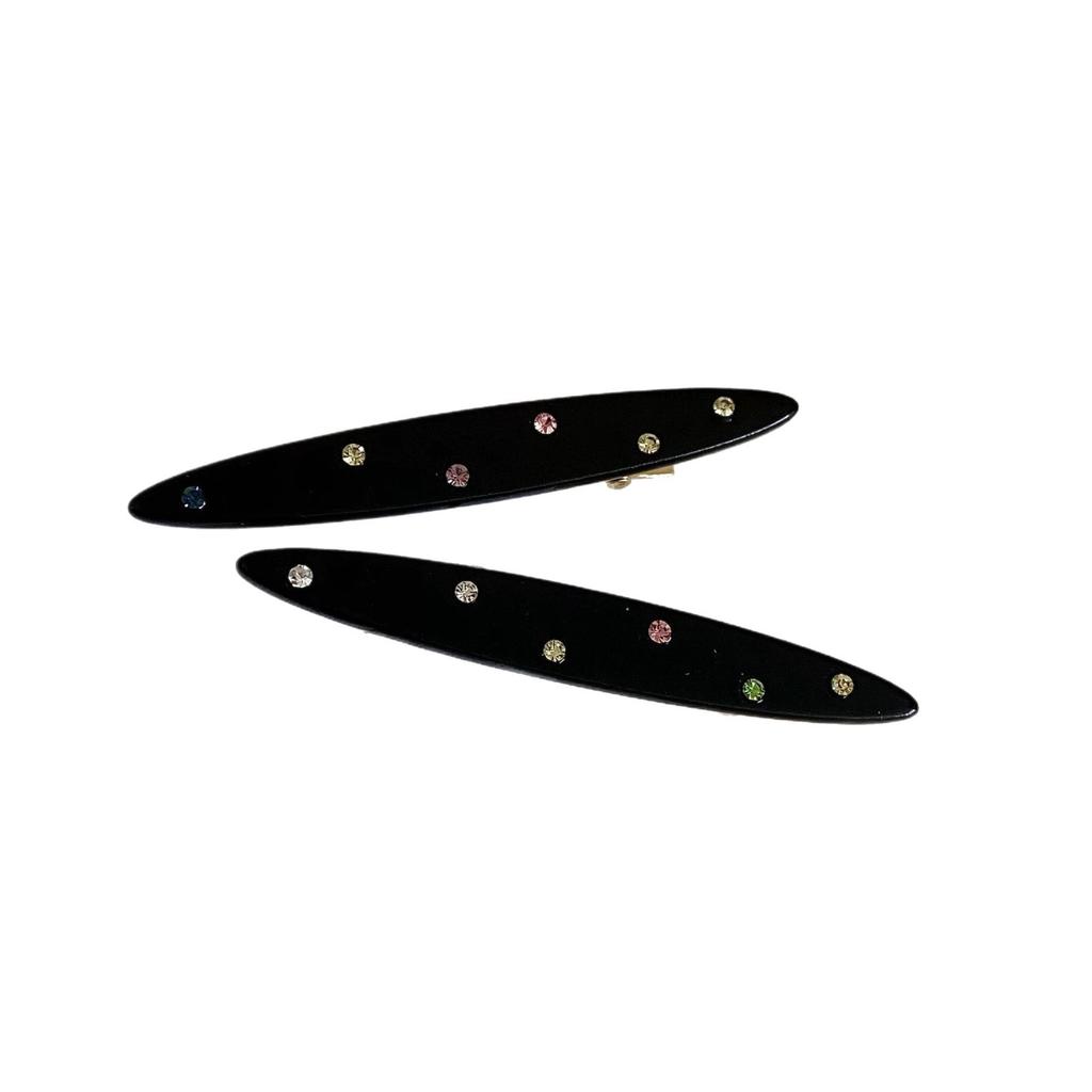 Water Diamond Hair Clips, Sweet Bangs, Side Hair Clips, Oval Duckbill Clips, Hair Accessories