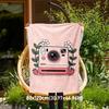 1pc Camera Strawberry Outdoor Flannel Blanket Soft Warm All-Season Throw for Sofa Bed Car Camping Office, Cozy Gift Idea1197S