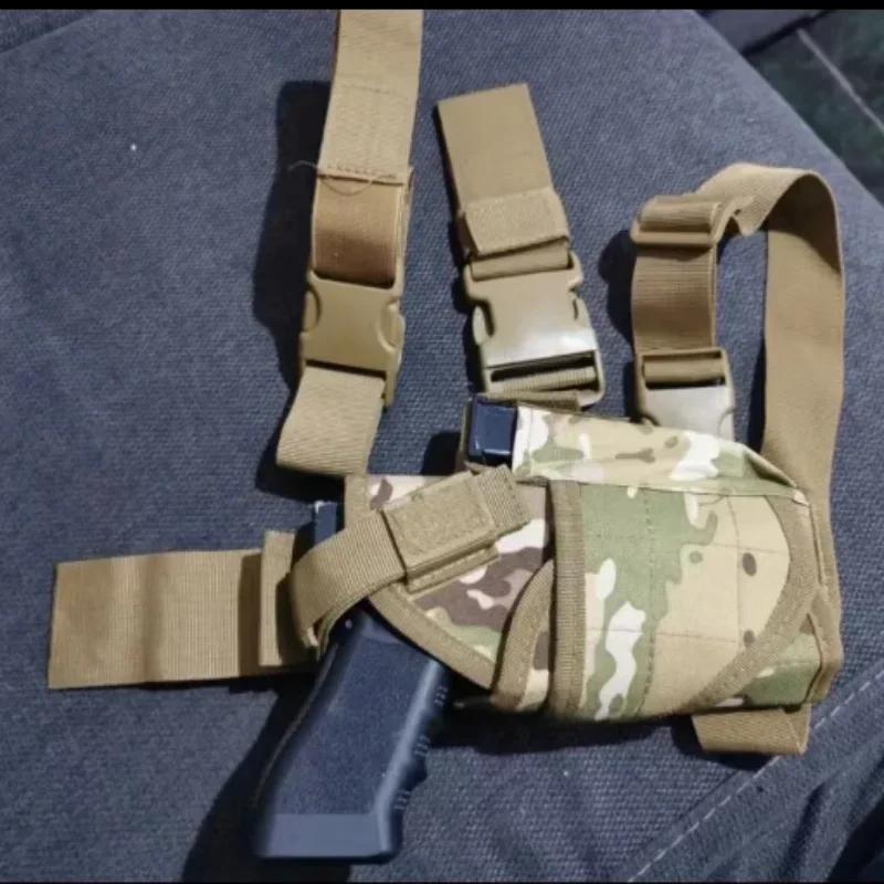 Universelles linkes rechtes Handfeuerwaffenholster Taktische Tornado Oberschenkelholster Jagd Militär Airsoft Glock Handfeuerwaffenhalter Tasche