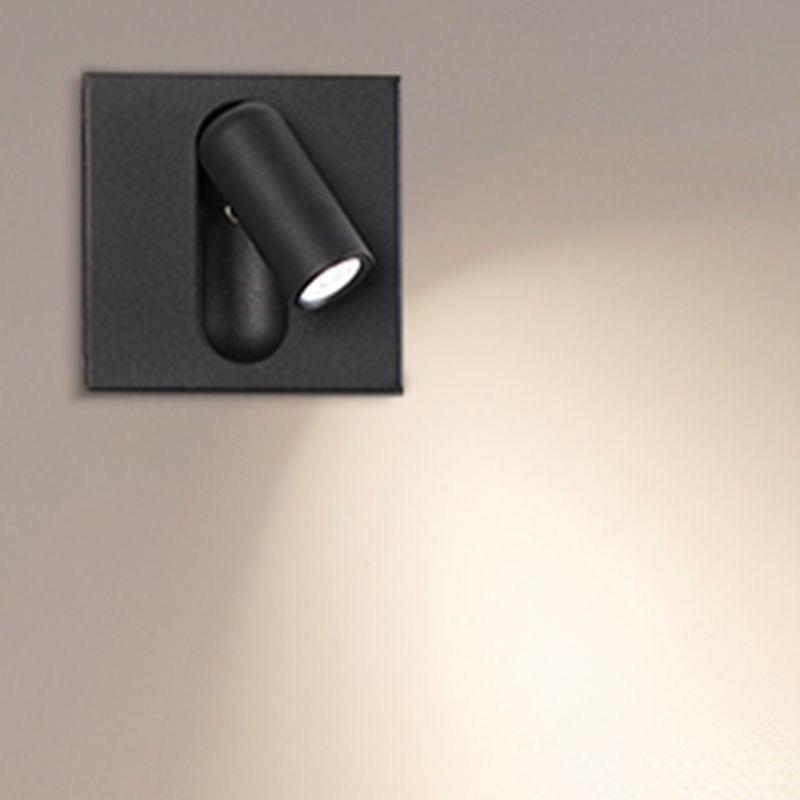 Drehbare 86er Dose: Kreative Schlafzimmer- & Hotel-LED-Wandleselampe