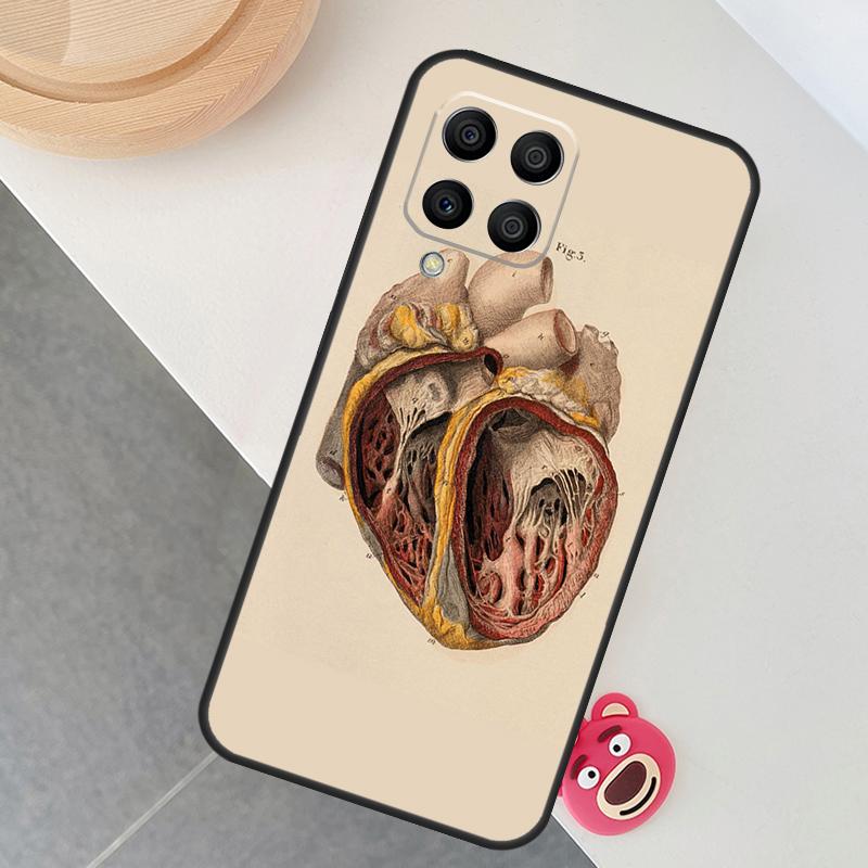 Human Anatomy Case For Samsung Galaxy M12 M32 M52 M15 M35 M55 M31 M56 M36 M16 M06 M13 M33 M53 M14 M34 M54
