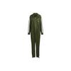 Originals X Resistance Boilersuit Parley Logo Stripe Solid Color Long Sleeve Jumpsuit Women Jumpsuit Dark-Olive-Green HD2517