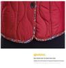 Chic Autumn/Winter Cotton Jacket with Fleece for Middle-Aged and Elderly Women, Warm Short Coat