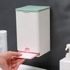 Wall-mounted Sanitary Napkin Storage Box Dust-proof Tissue Paper and Cotton Swab Storage Box Bathroom Organizer Accessories