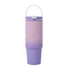 30 Oz Stainless Steel Tumbler with Handle Straw Lid Insulated Travel Mug Leakproof Water Cup for Home Office Gym Travel Smoothie Bottle for