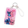 Cute Planet Plushie ID Card Holder with Slide Case & Lanyard for Phone and Access Cards