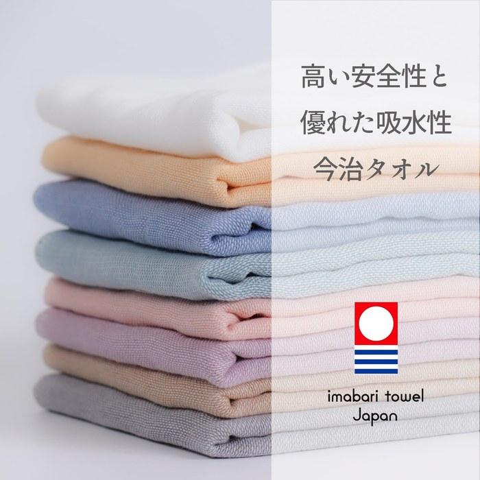 Nomura-saku Imabari Towel Certified Hand Towel, 100% Cotton, 25x25cm, White