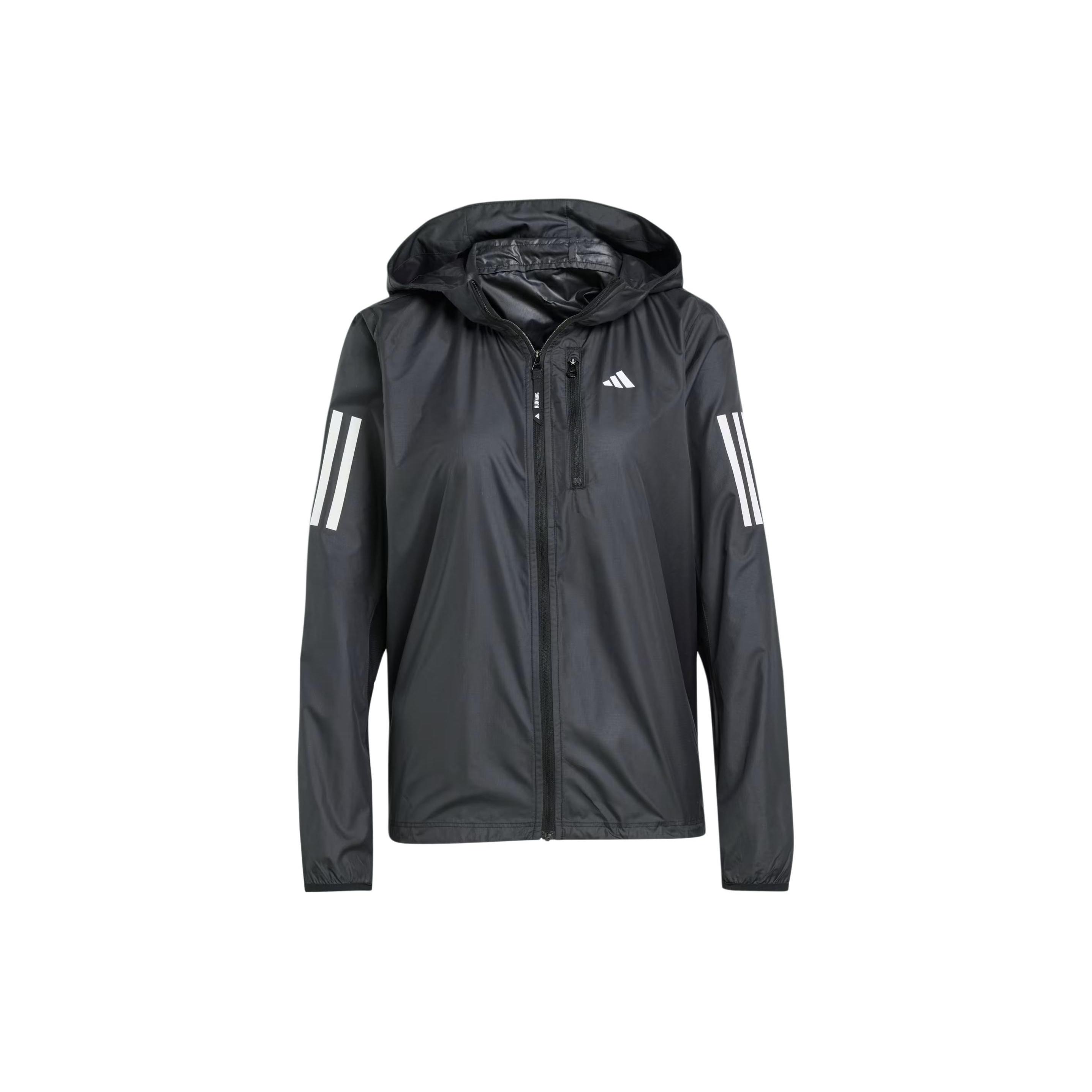(WMNS) adidas Own The Run Jacket Asia Sizing Black Women s IN1576 XS