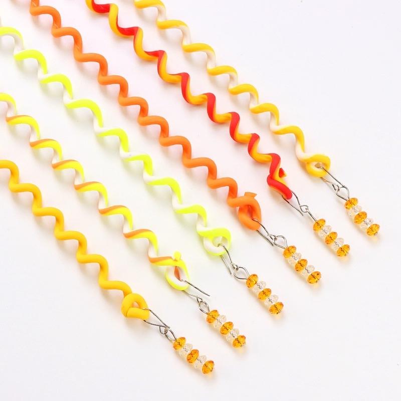6Pcs1Set Kids Curler Hair Braid Hair Sticker Baby Girls' Decor Hair Accessories.