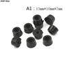 10 Stück/Los Schwarze Gummifüße Stuhl Bodenschutz Rutschfeste Möbelfüße Tischbeinabdeckung Schrankbodenpolster Möbelbeine