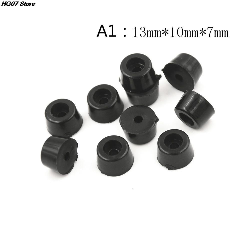 10pcs/lot Black Rubber Feet Chair Floor Protector Non-slip Furniture Feet Table Leg Cover Cabinet Bottom Pads Funiture Legs