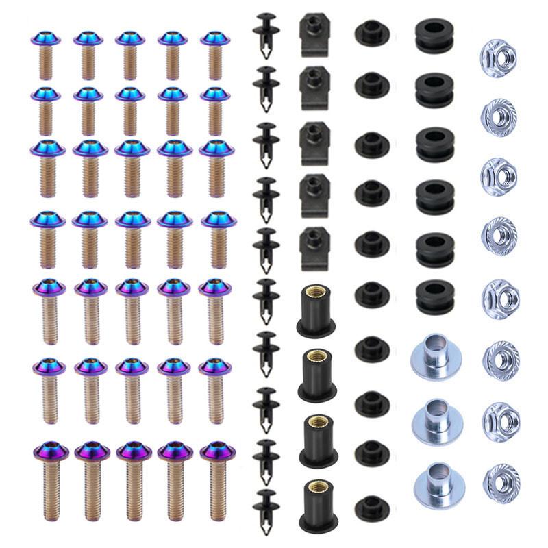 Motorcycle Fairing Bolt Kit Stainless Steel for Honda CBR600RR F5 2003-2006 Motorcycle Screws Fasteners