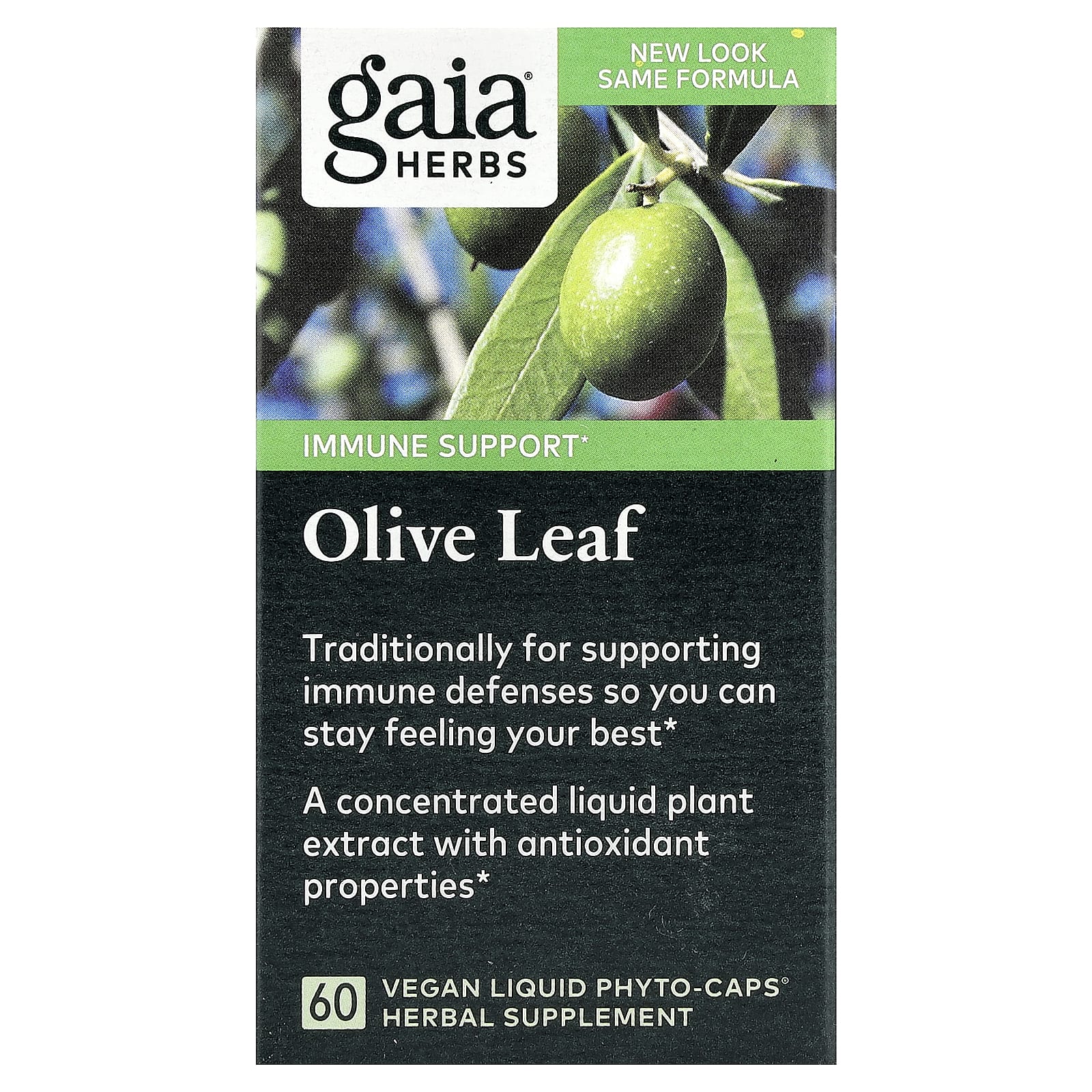 

Olive Leaf, 680Mg, Vegan Liquid Phyto-Caps 60 Tablets