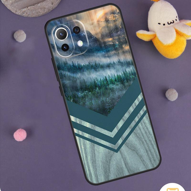 

Чехол Forest Geometry Wood Nature для Xiaomi 15 Ultra 14 13T 14T 15T 17 Pro Max POCO F8 Ultra F5 F6 F7 X5 X6 X7 Pro POCO F6